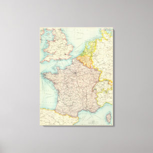 Impressão Em Tela France, Bélgica & Holland políticos