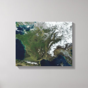 Impressão Em Tela France do espaço