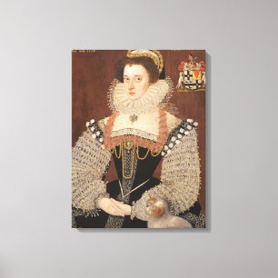 Impressão Em Tela Frances Clinton, senhora Chandos (1552-1623) 1579