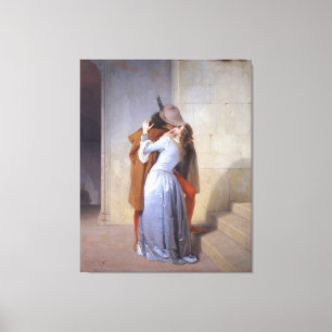Impressão Em Tela FRANCESCO HAYEZ - O BEIJO (il Bacio) - 1859 -