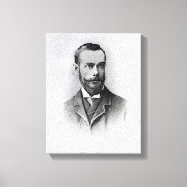 Impressão Em Tela Francis Thompson, gravado por Emery Walker, 1894 (Frente)