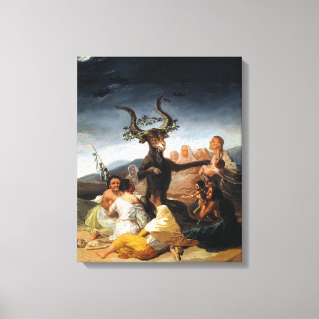Impressão Em Tela Francisco Goya Witches (Frente)
