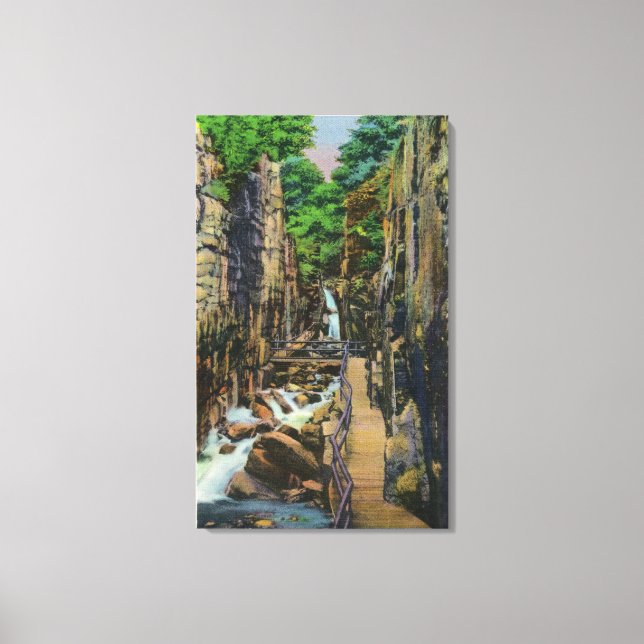 Impressão Em Tela Franconia Notch State Park 2 (Frente)