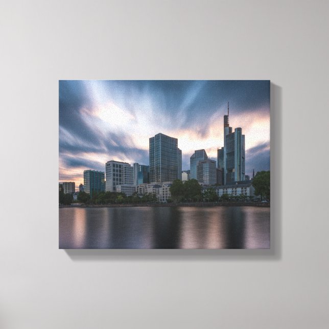 Impressão Em Tela Frankfurt am Main Alemanha (Frente)