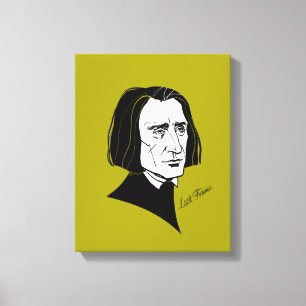 Impressão Em Tela Franz Liszt