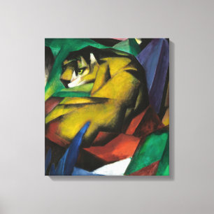 Impressão Em Tela Franz Marc The Tiger