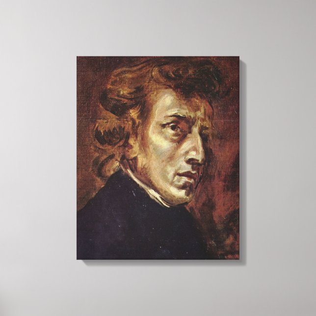 Impressão Em Tela Frédéric Chopin Portrait (Frente)