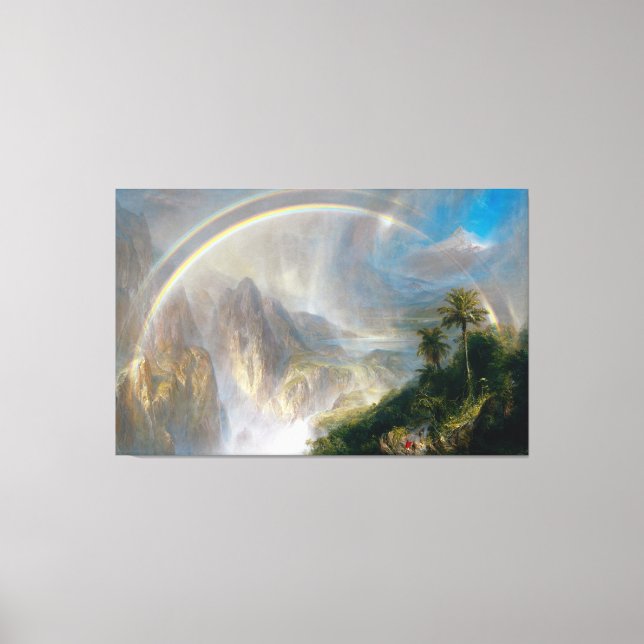 Impressão Em Tela FREDERIC CHURCH - Rainy Season nos trópicos 1866 (Frente)