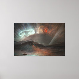 Impressão Em Tela Frederic Edwin Church - Aurora Boreal