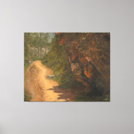 Impressão Em Tela Frederic Edwin Church - Caminho Florestal, Jamaica