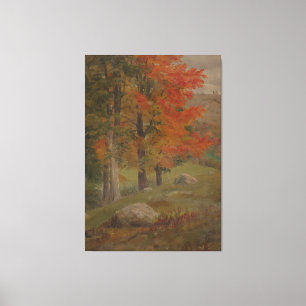 Impressão Em Tela Frederic Edwin Church - Cena Florestal
