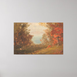 Impressão Em Tela Frederic Edwin Church - Cena Florestal