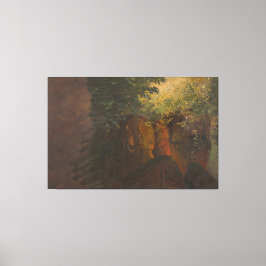 Impressão Em Tela Frederic Edwin Church - Cena Florestal