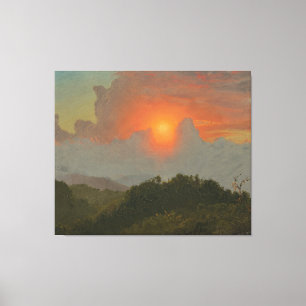Impressão Em Tela Frederic Edwin Church - Céus Nublados 