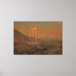 Impressão Em Tela Frederic Edwin Church - Classical Ruins, Syria