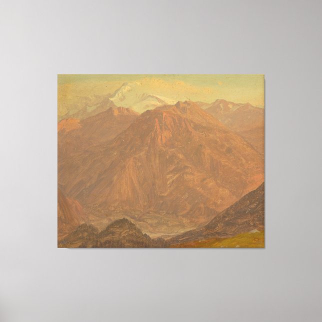 Impressão Em Tela Frederic Edwin Church - Colombia or Ecuador (Frente)