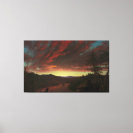 Impressão Em Tela Frederic Edwin Church - Crepúsculo no Deserto