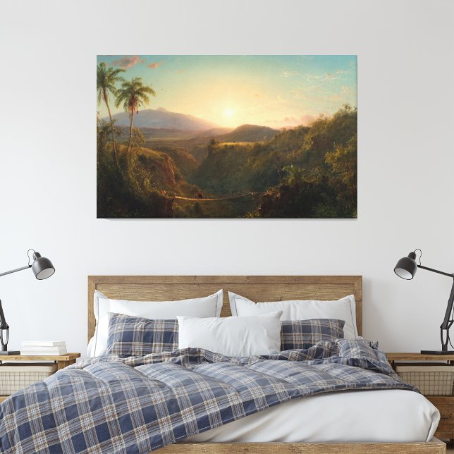 Impressão Em Tela Frederic Edwin Church - Pichincha (Insitu(Quarto))