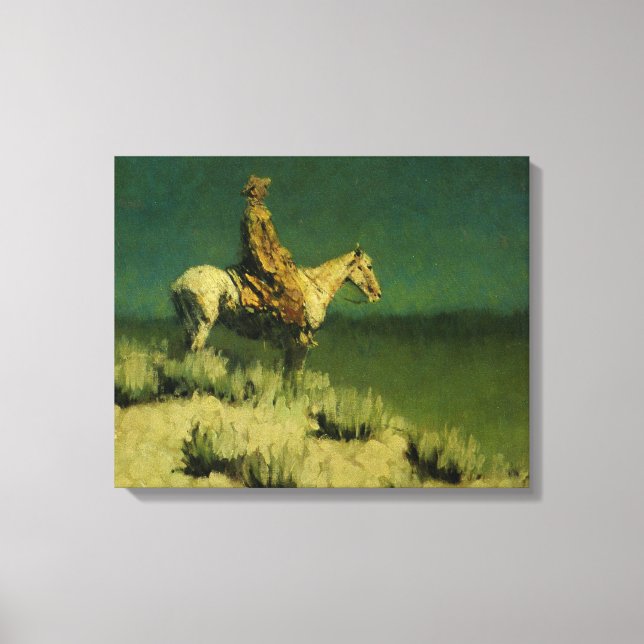 Impressão Em Tela Frederic Remington's The Night Herder (cerca de 19 (Frente)