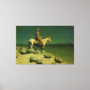 Impressão Em Tela Frederic Remington's The Night Herder (cerca de 19