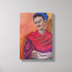 Impressão Em Tela Frida Kahlo