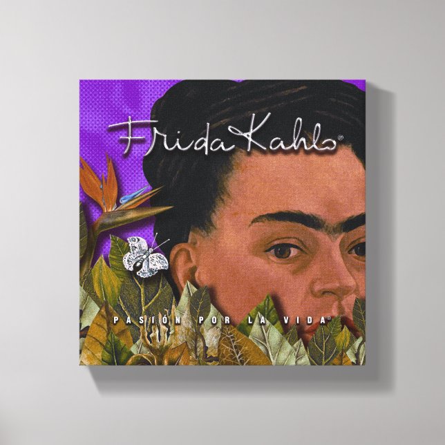 Impressão Em Tela Frida Kahlo Pasion Por La Vida (Frente)