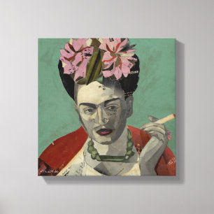 Impressão Em Tela Frida Kahlo por Garcia Villegas