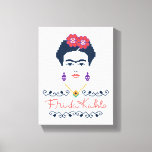 Impressão Em Tela Frida Kahlo | Viva México<br><div class="desc">Frida Kahlo foi uma icônica artista mexicana fortemente inspirada pelas cores vibrantes e simbolismo da cultura mexicana. Frida é lembrada por sua arte folclórica e captivadora de autorretratos. Essa abstrato papel picado inspirou design, capta a essência de seu estilo único e cultural. O seu amor pela sua herança mexicana é...</div>
