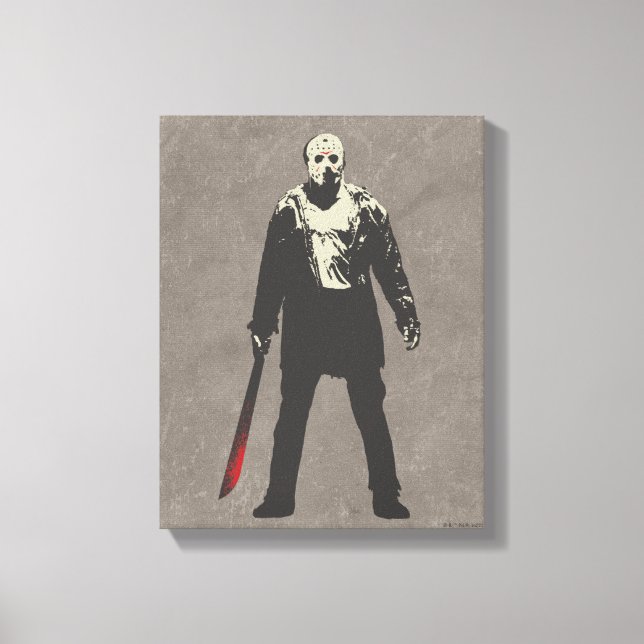 Impressão Em Tela Friday the 13th | Jason Voorhees Character Art (Frente)
