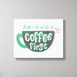 Impressão Em Tela FRIENDS™ Café Primeiro