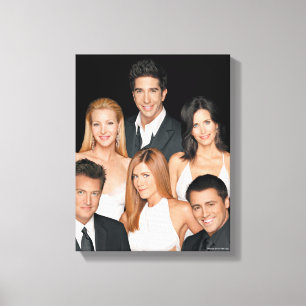 Impressão Em Tela FRIENDS™ Elenco em Trajes de Gala Closeup