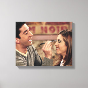 Impressão Em Tela FRIENDS™ Ross Faz a Maquiagem da Rachel
