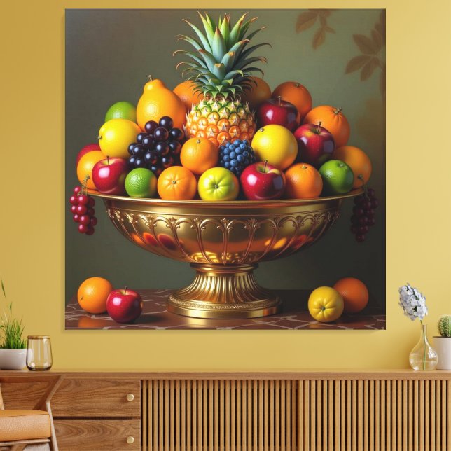 Impressão Em Tela „Frische Vielfalt – Die Kraft des Obstes“ (Insitu(Sala de estar))