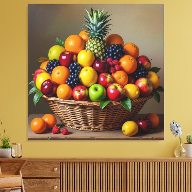 Impressão Em Tela „Frische Vielfalt – Die Kraft des Obstes“ (Insitu(Sala de estar))