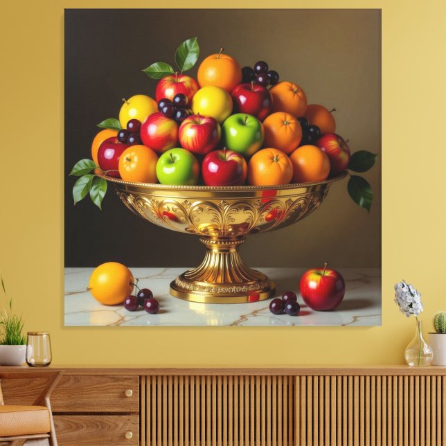 Impressão Em Tela „Frische Vielfalt – Die Kraft des Obstes“ (Insitu(Sala de estar))