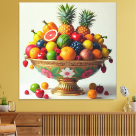 Impressão Em Tela „Frische Vielfalt – Die Kraft des Obstes“