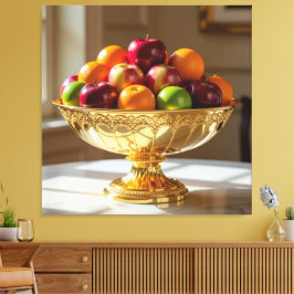 Impressão Em Tela „Frische Vielfalt – Die Kraft des Obstes“