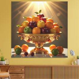 Impressão Em Tela „Frische Vielfalt – Die Kraft des Obstes“
