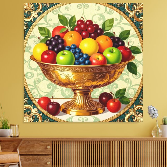 Impressão Em Tela „Frische Vielfalt – Die Kraft des Obstes“ (Insitu(Sala de estar))