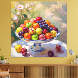 Impressão Em Tela „Frische Vielfalt – Die Kraft des Obstes“