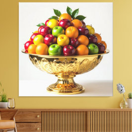 Impressão Em Tela „Frische Vielfalt – Die Kraft des Obstes“