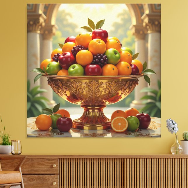 Impressão Em Tela „Frische Vielfalt – Die Kraft des Obstes“ (Insitu(Sala de estar))