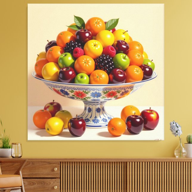 Impressão Em Tela „Frische Vielfalt – Die Kraft des Obstes“ (Insitu(Sala de estar))