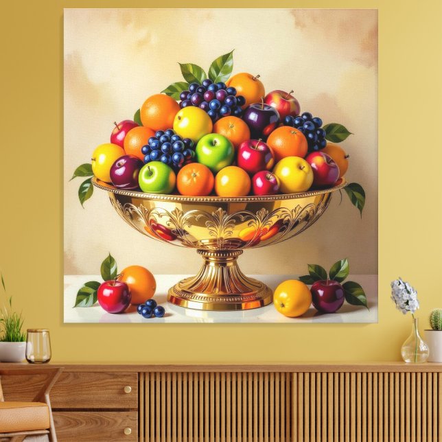 Impressão Em Tela „Frische Vielfalt – Die Kraft des Obstes“ (Insitu(Sala de estar))