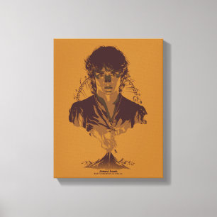 Impressão Em Tela FRODO™ MOUNT DOOM™ Inscrição Tengwar Gráfica