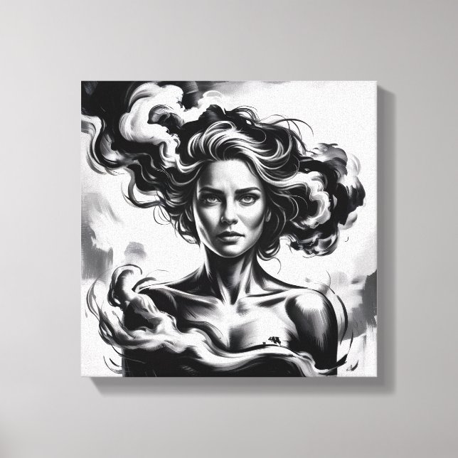 Impressão Em Tela From Darkness, Power (Frente)