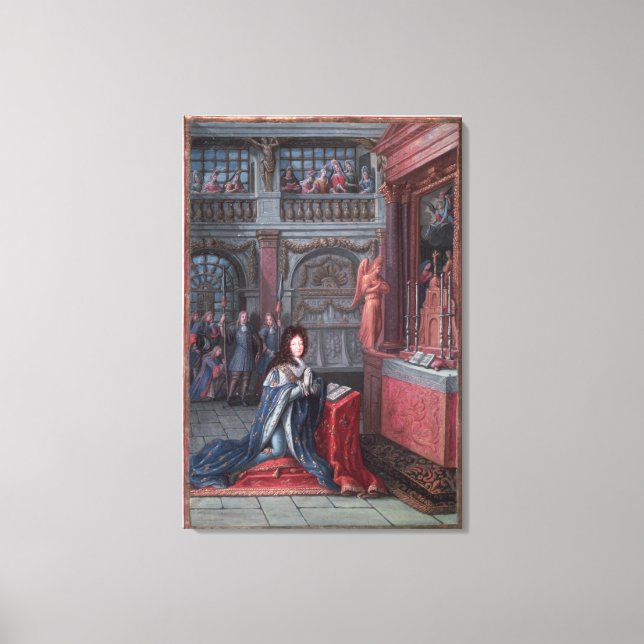 Impressão Em Tela Frontispício das Horas de Louis (Frente)