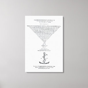 Impressão Em Tela Frontispício dos adágios do Erasmus