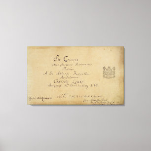 Impressão Em Tela Frontispício 'dos concertos de Brandemburgo