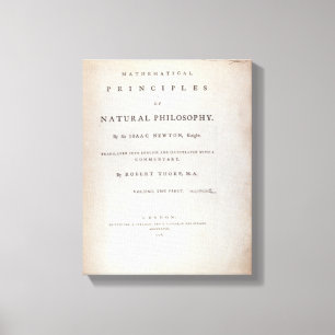 Impressão Em Tela Frontispiece ao volume mim